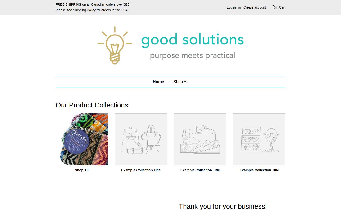goodsolutions.ca homepage screenshot