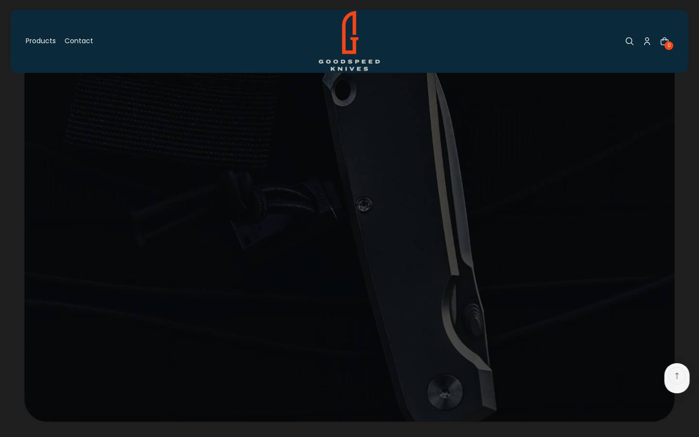goodspeedknives.com homepage screenshot