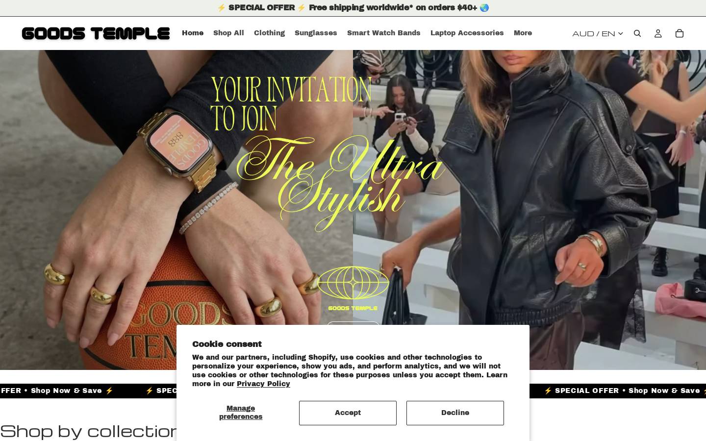 goodstemple.com homepage screenshot