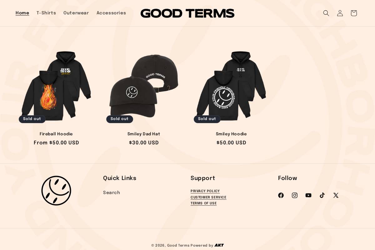 goodterms.store homepage screenshot