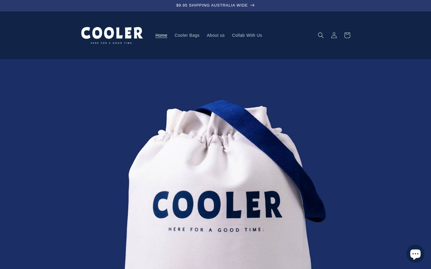 goodtimecooler.com homepage screenshot