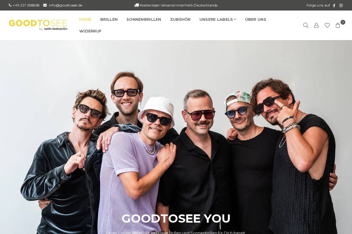 goodtosee.de homepage screenshot
