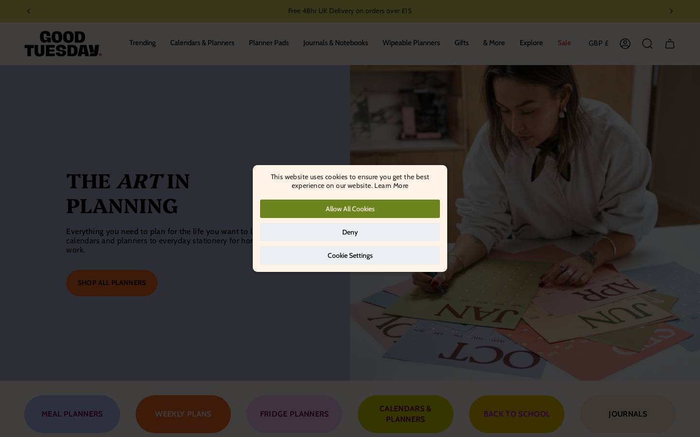 goodtuesday.com homepage screenshot