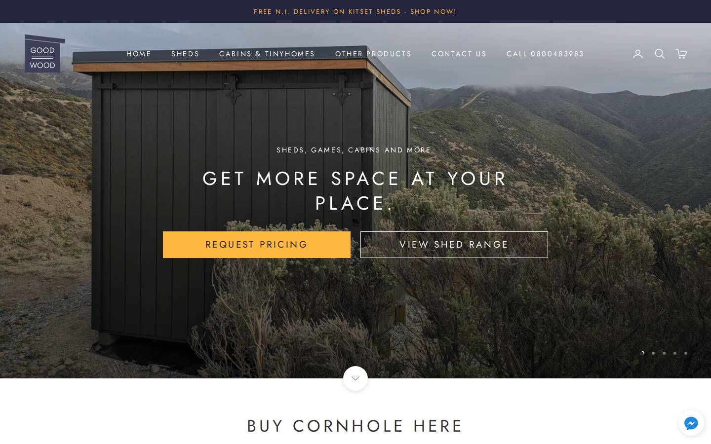 The Goodwood Estate homepage screenshot