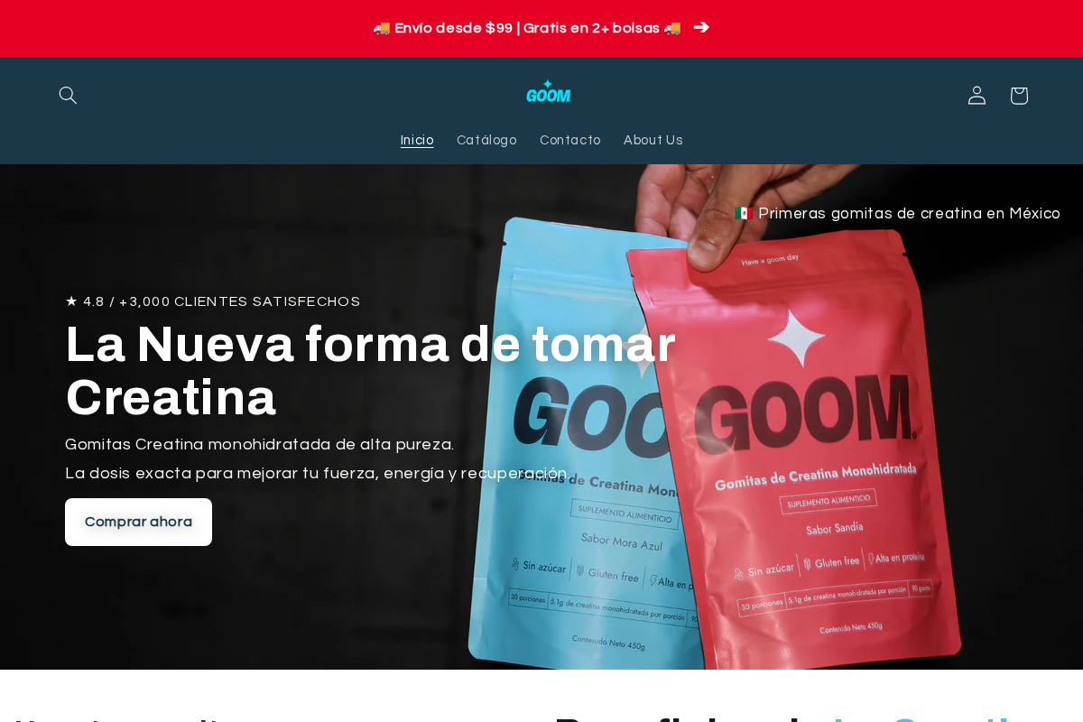 goomlife.com homepage screenshot