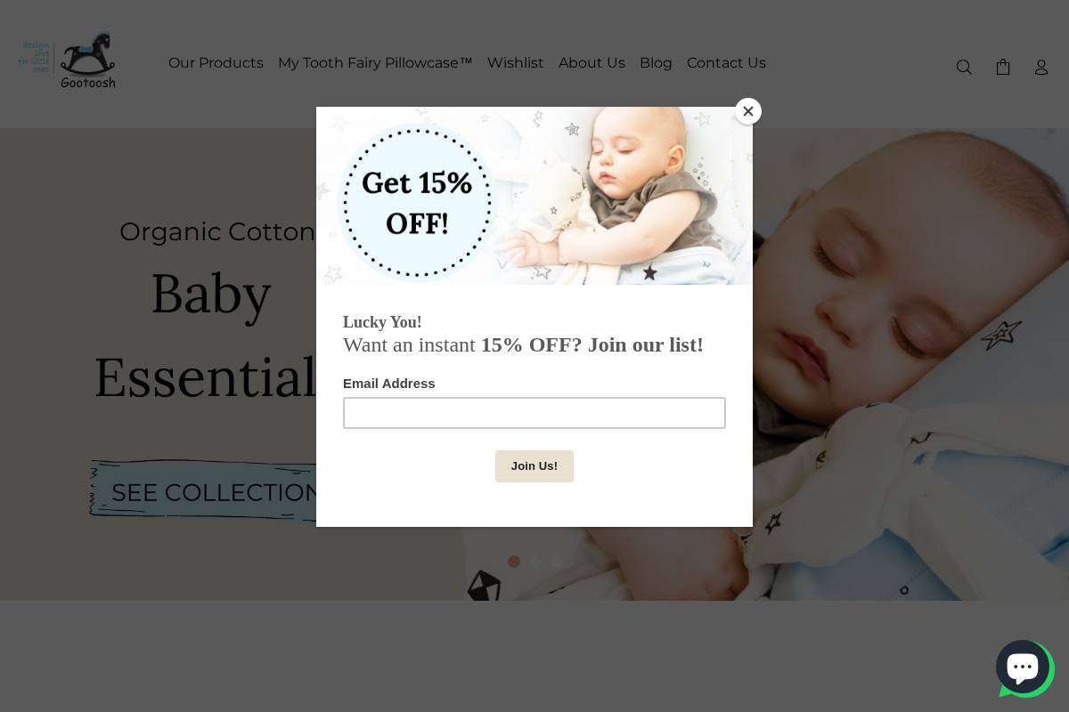 gootoosh.com homepage screenshot
