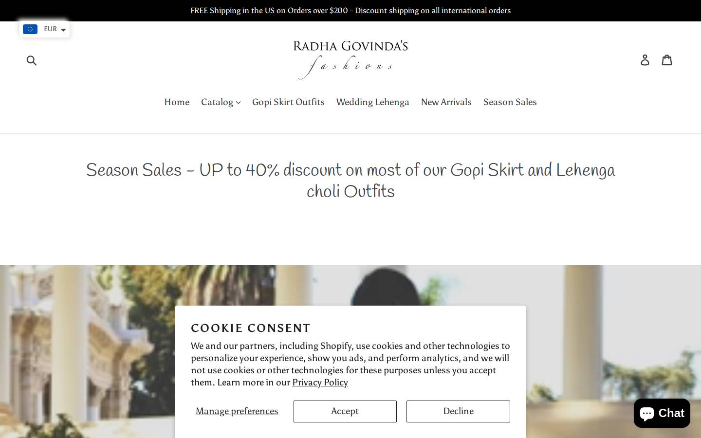 gopioutfits.com homepage screenshot