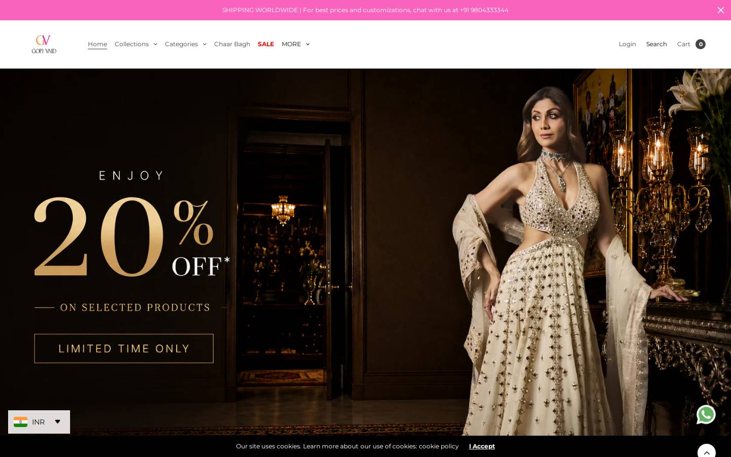 gopivaid.com homepage screenshot