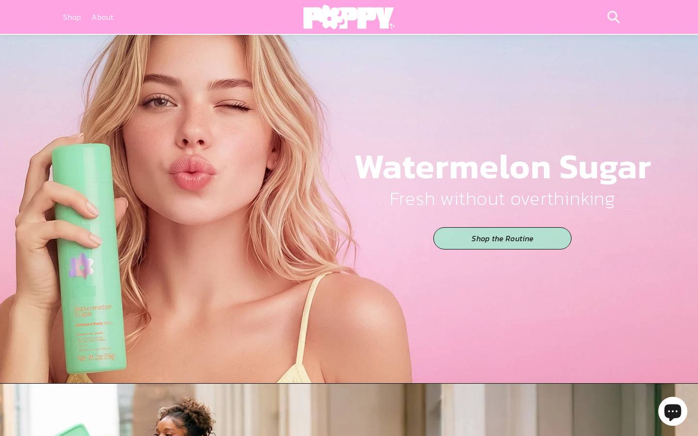 gopoppyspark.com homepage screenshot