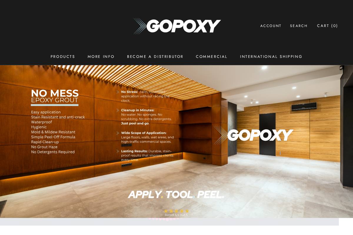 gopoxy.co.uk homepage screenshot