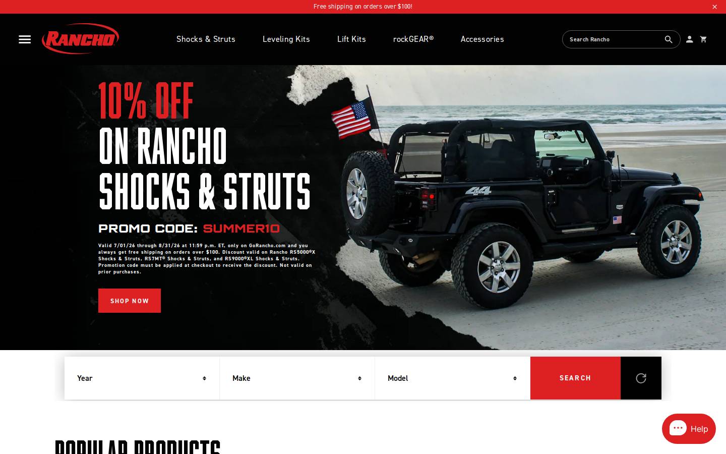Gorancho homepage screenshot