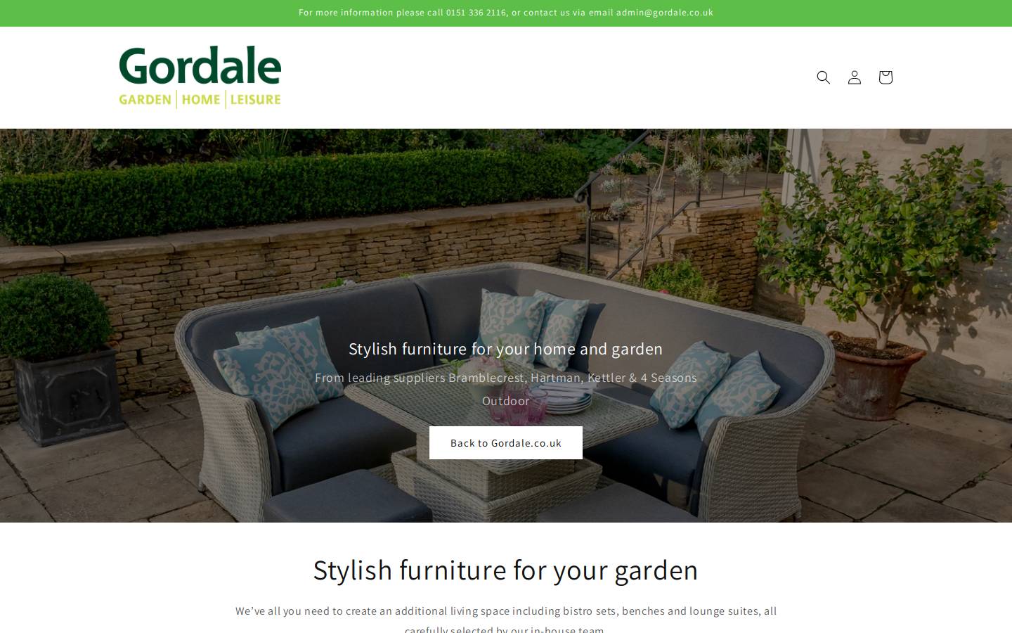 gordale.uk homepage screenshot