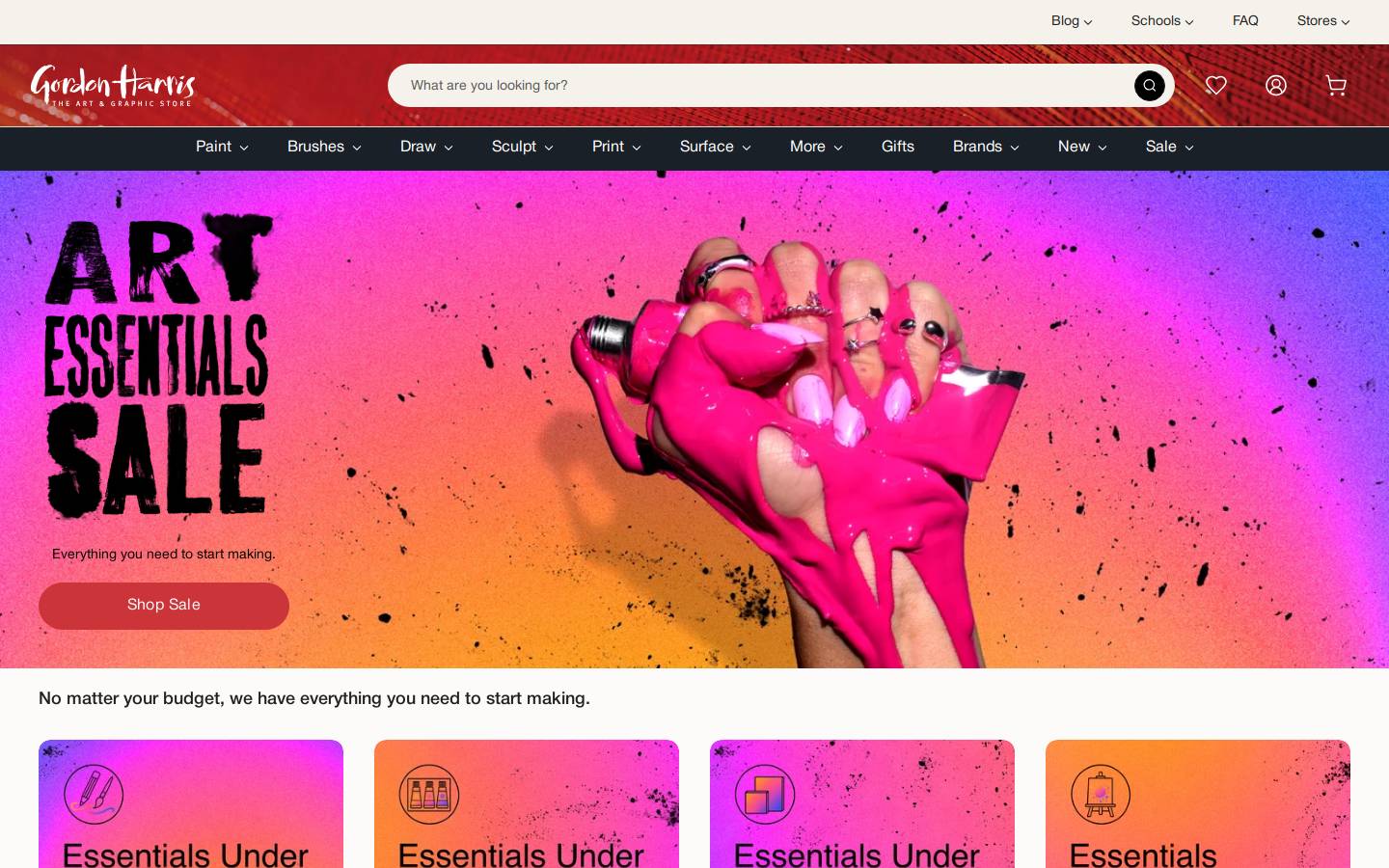 gordonharris.co.nz homepage screenshot