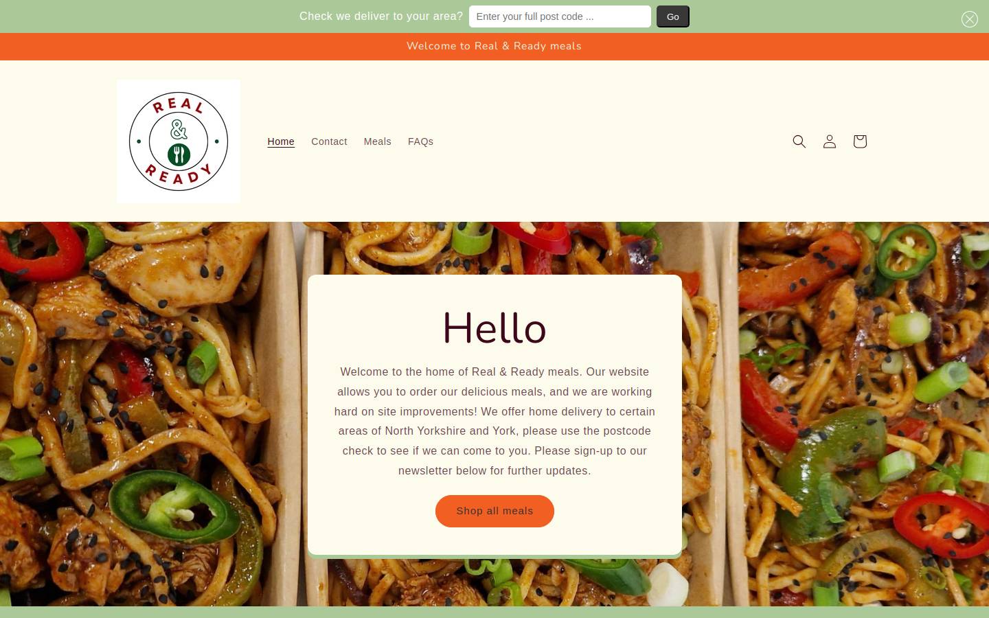 gorgeousgrubclub.com homepage screenshot