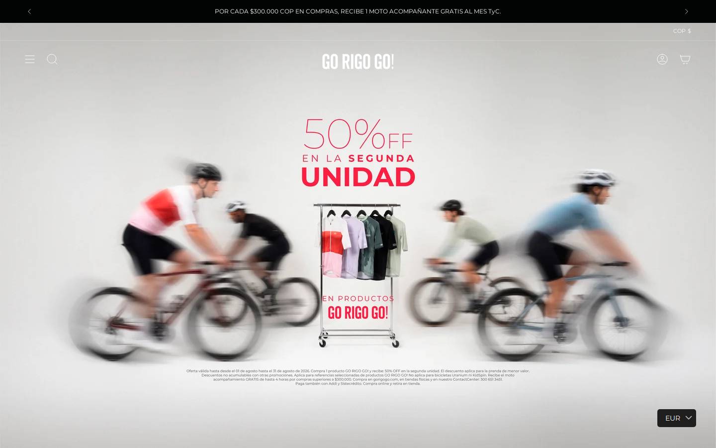 gorigogo.com homepage screenshot