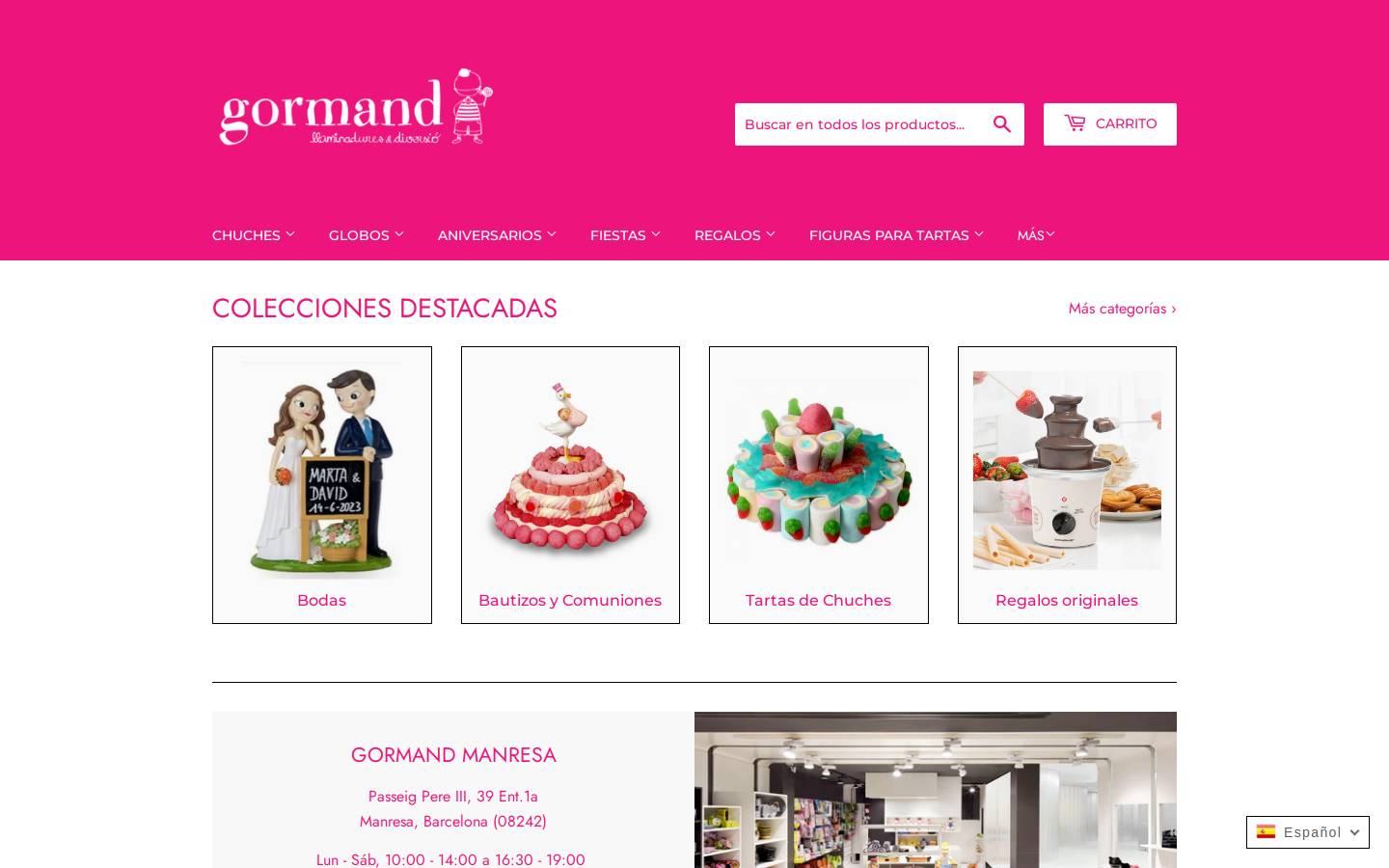 gormandshop.com homepage screenshot