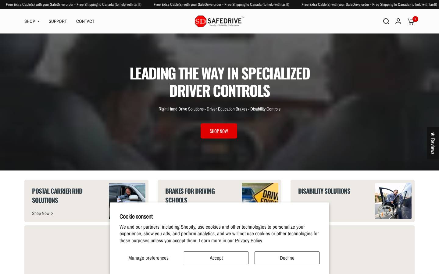 gosafedrive.com homepage screenshot