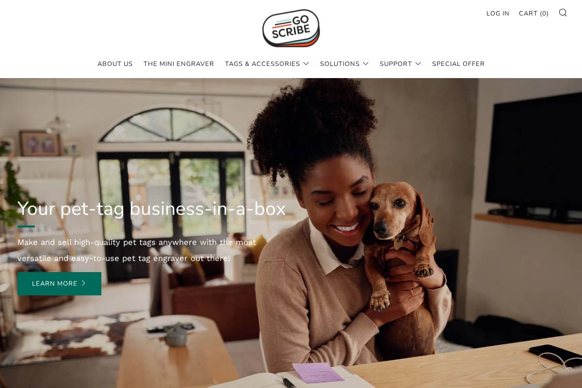 goscribe.com homepage screenshot