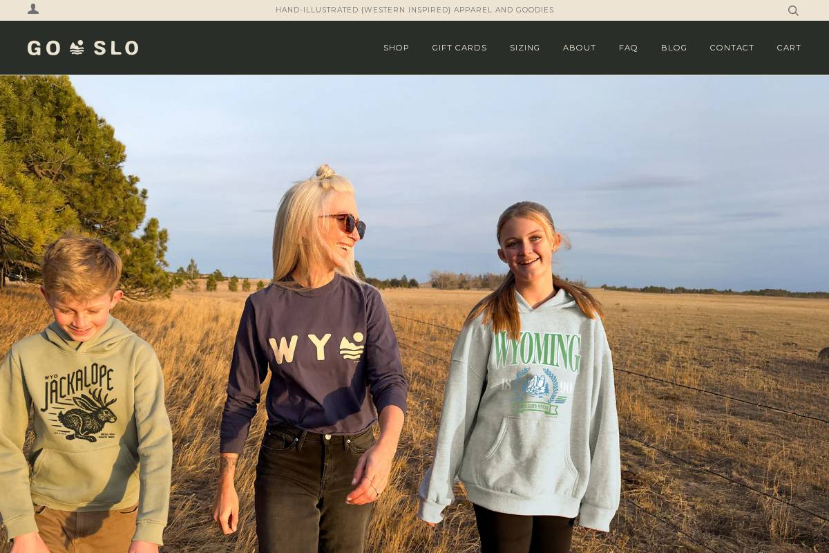 goslo.co homepage screenshot