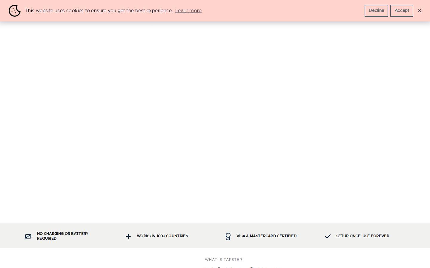 TAPSTER homepage screenshot