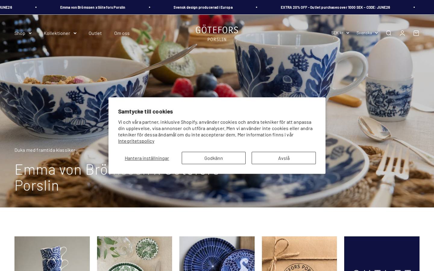 gotefors.com homepage screenshot