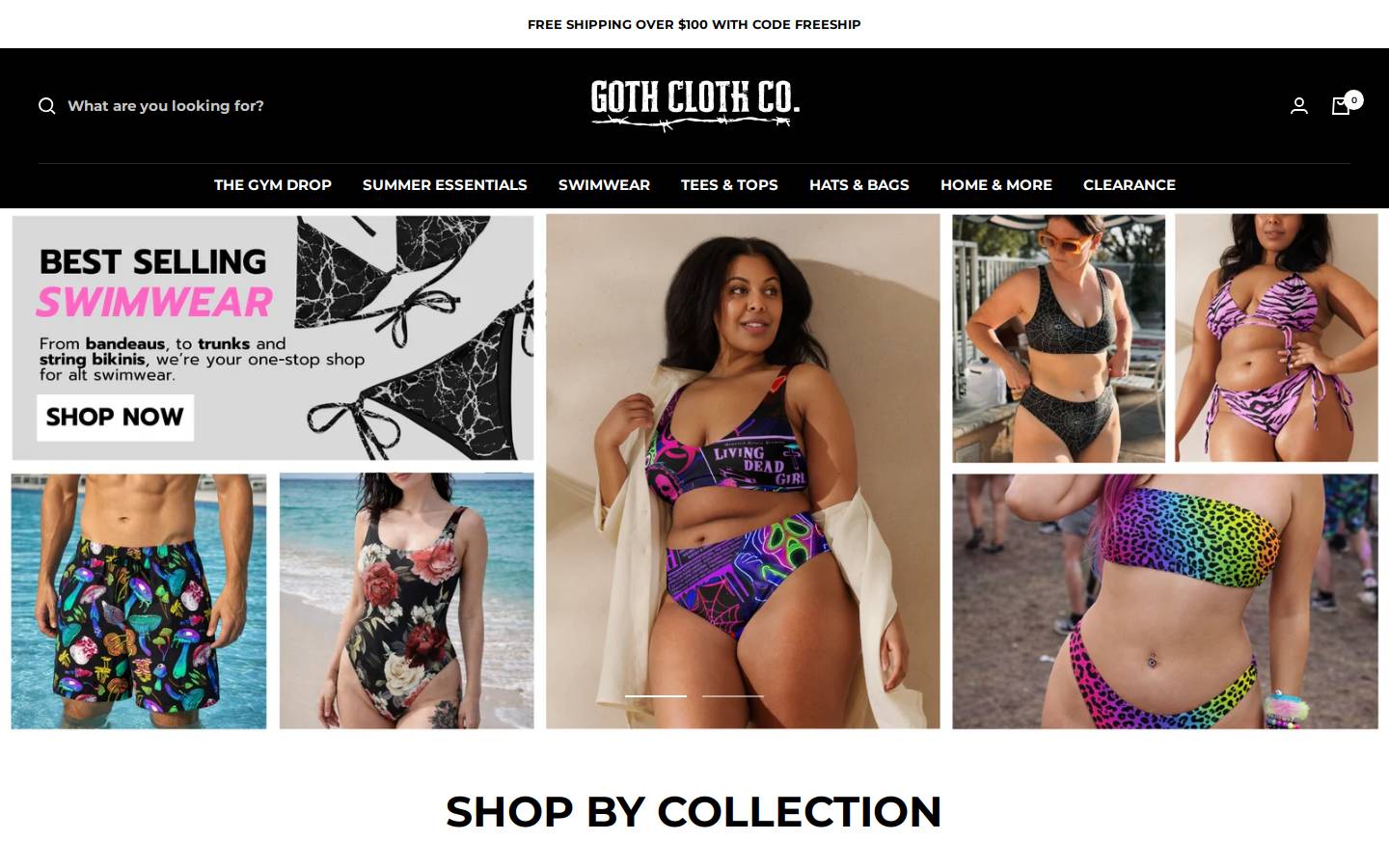 gothclothco.com homepage screenshot