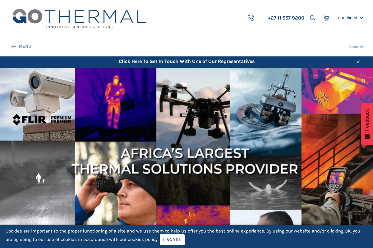 GoThermal homepage screenshot