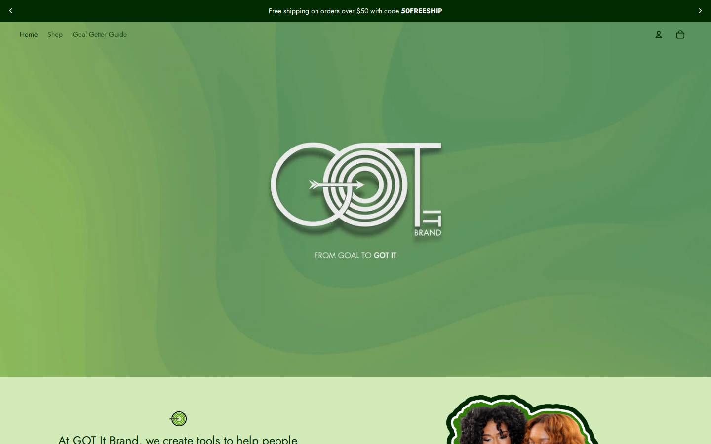 gotitbrand.com homepage screenshot