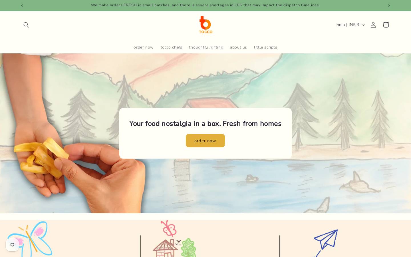gotocco.com homepage screenshot