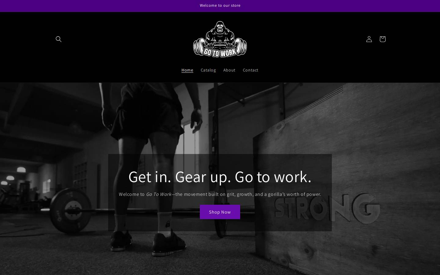 gotoworkwear.com homepage screenshot