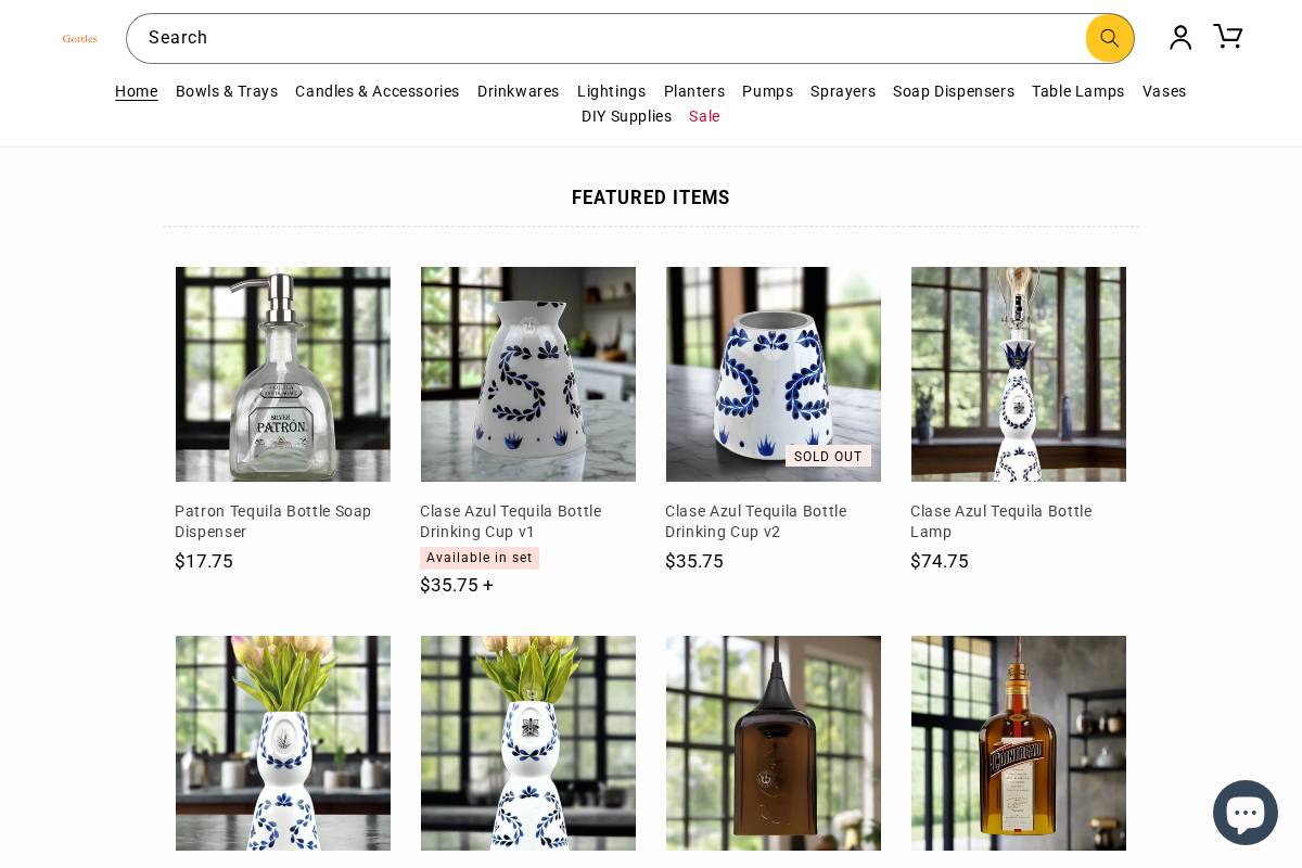 gottles.com homepage screenshot