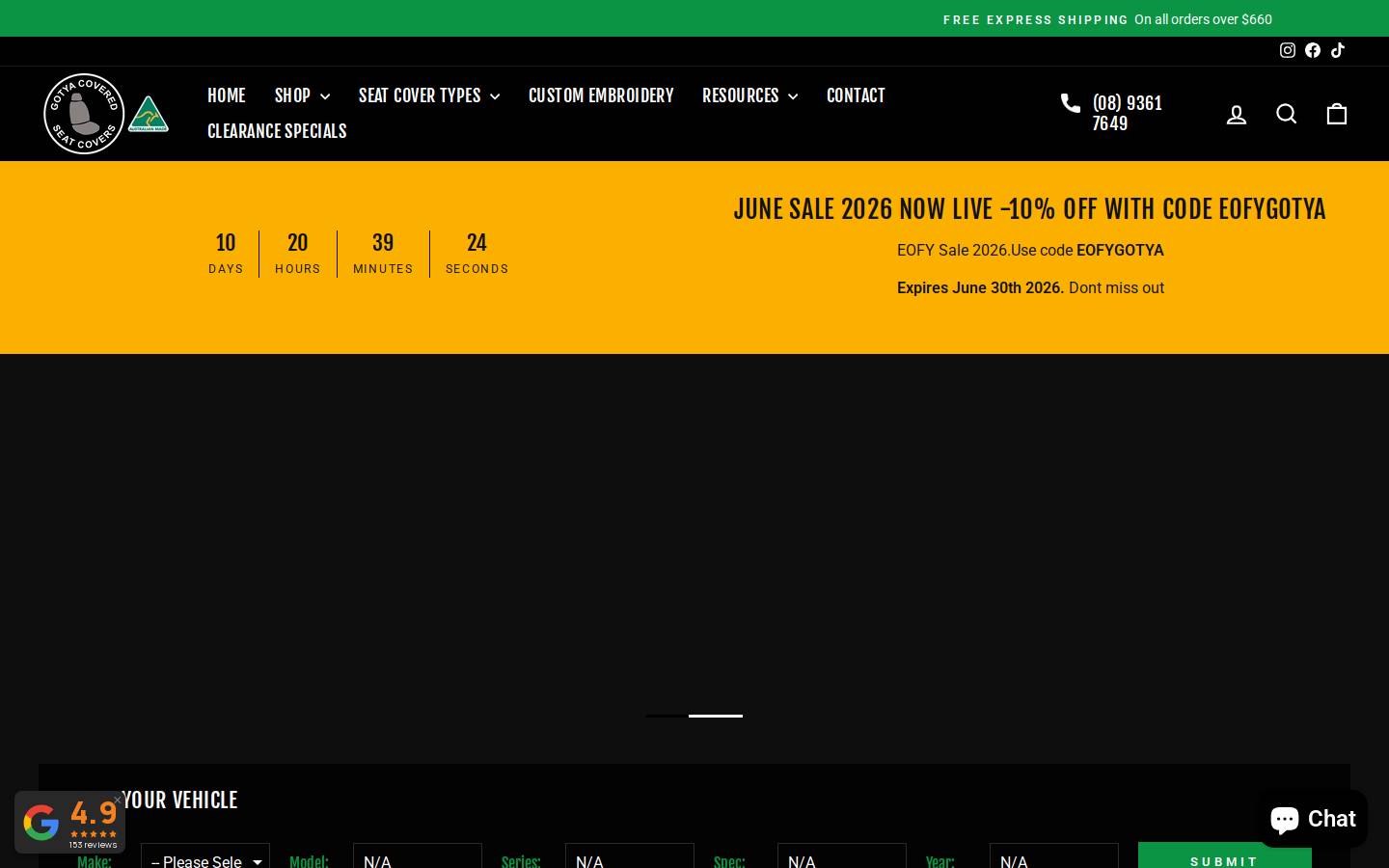 gotyacovered.com.au homepage screenshot