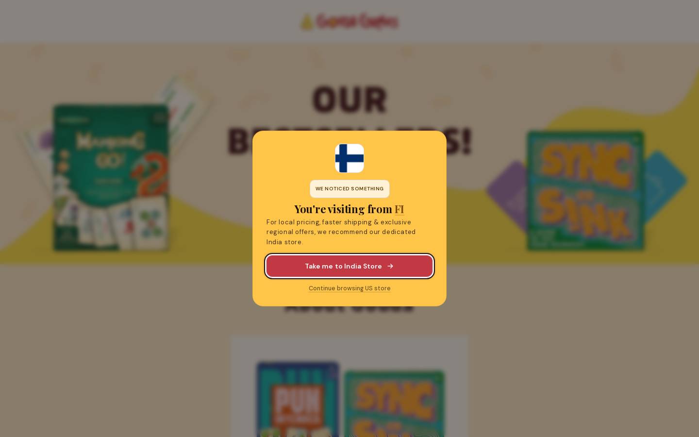gouda-games.com homepage screenshot