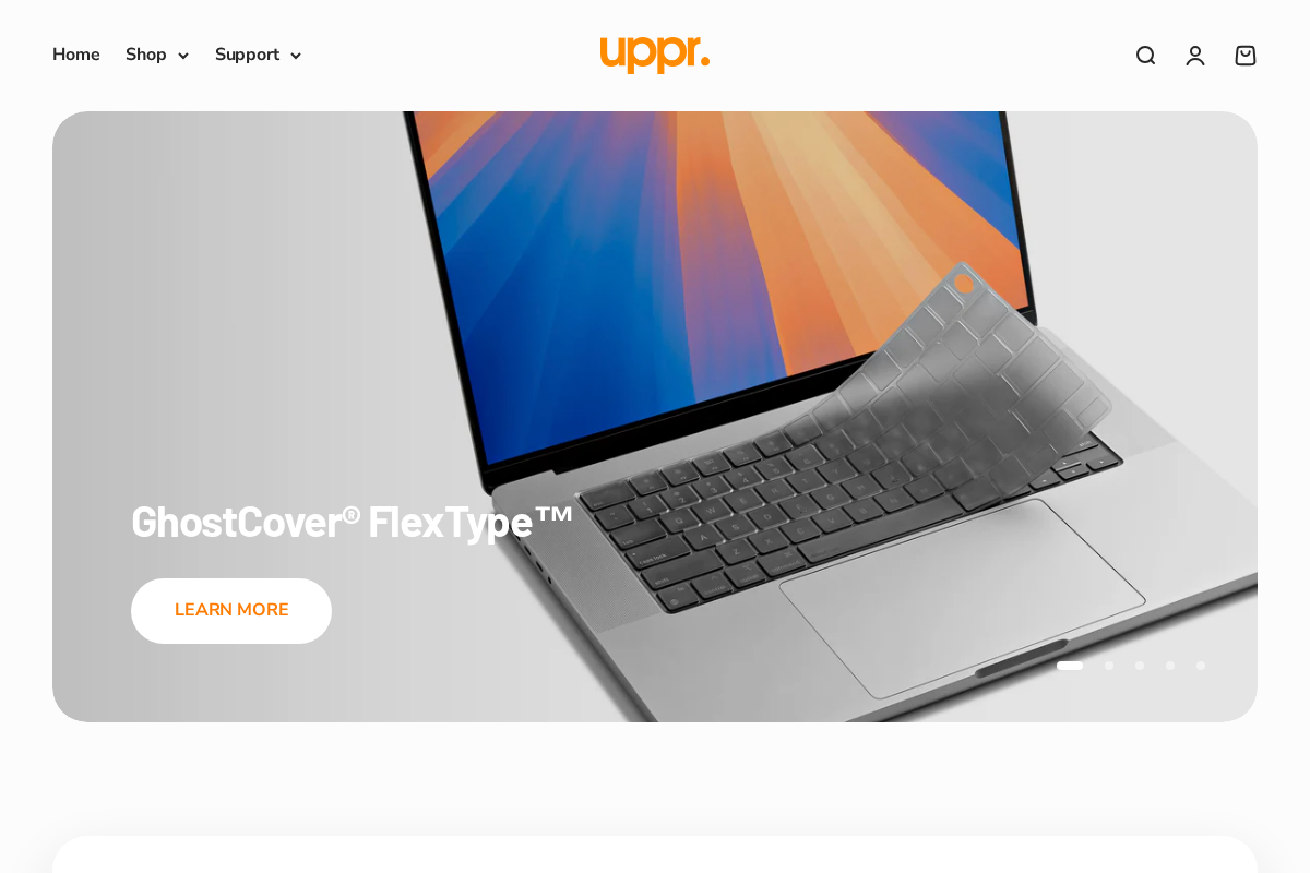 UPPERCASE Designs homepage screenshot
