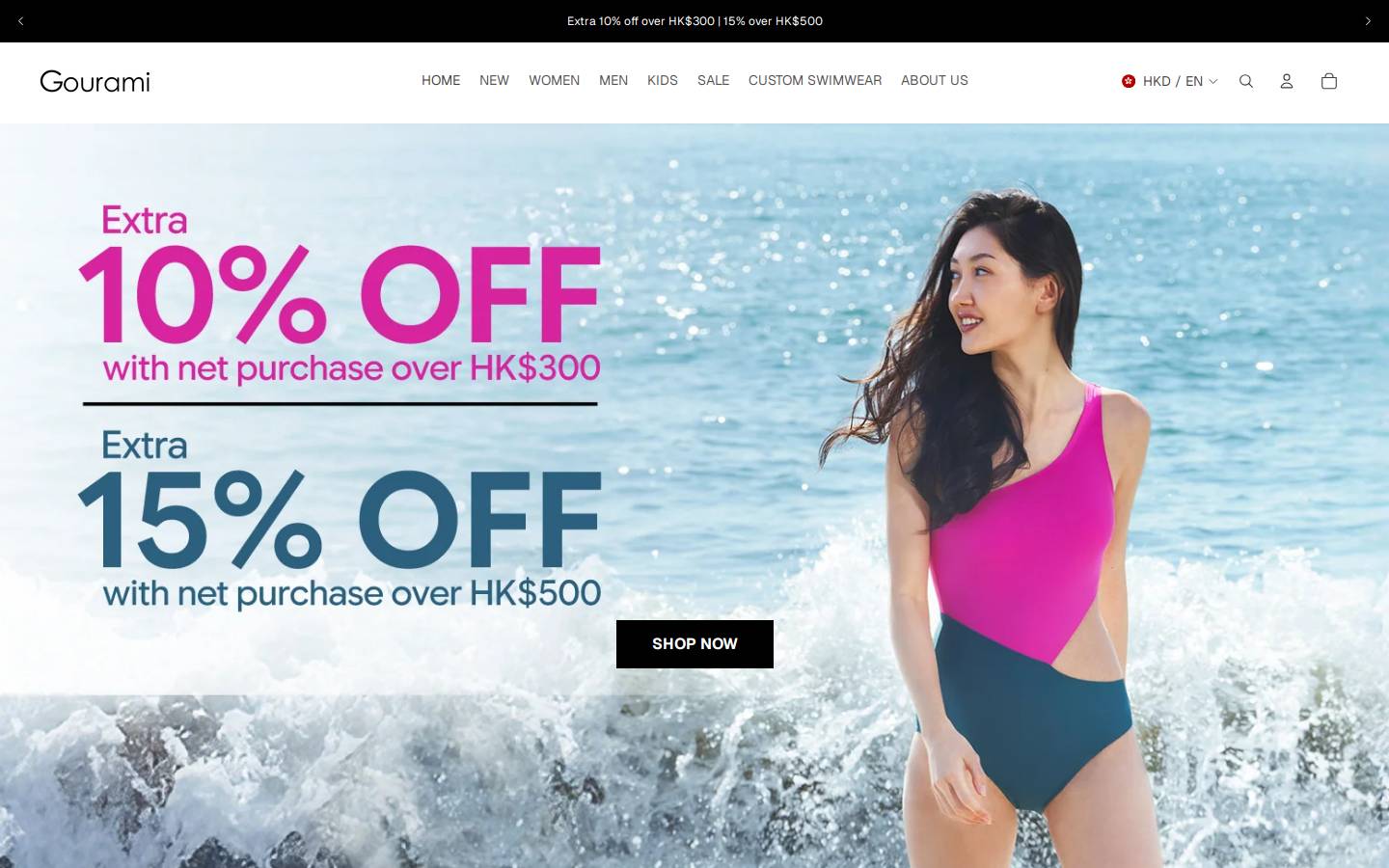 gourami.co homepage screenshot