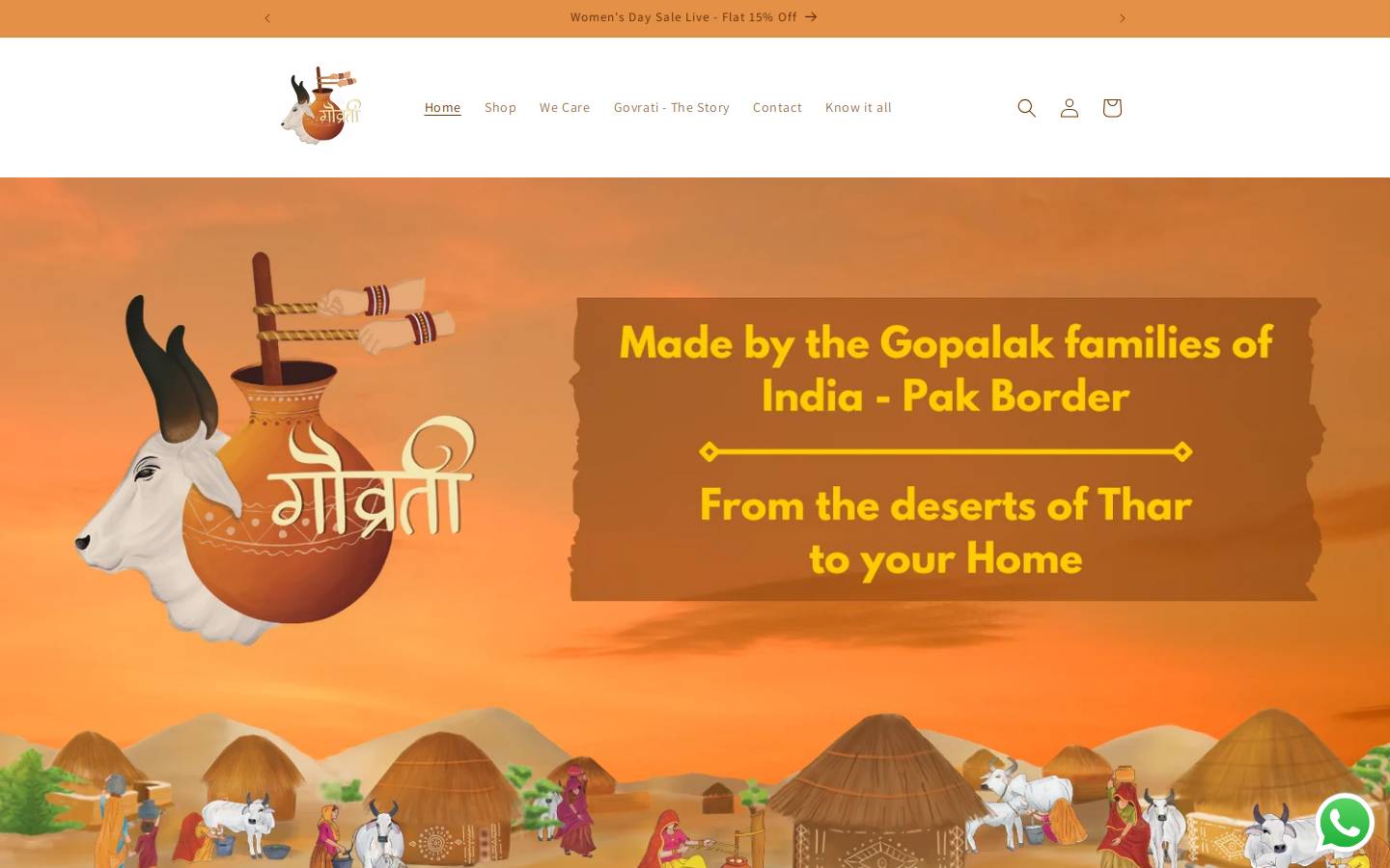 govrati.com homepage screenshot
