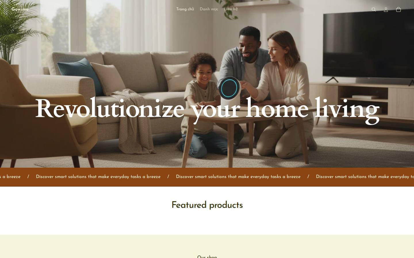 gowime.com homepage screenshot