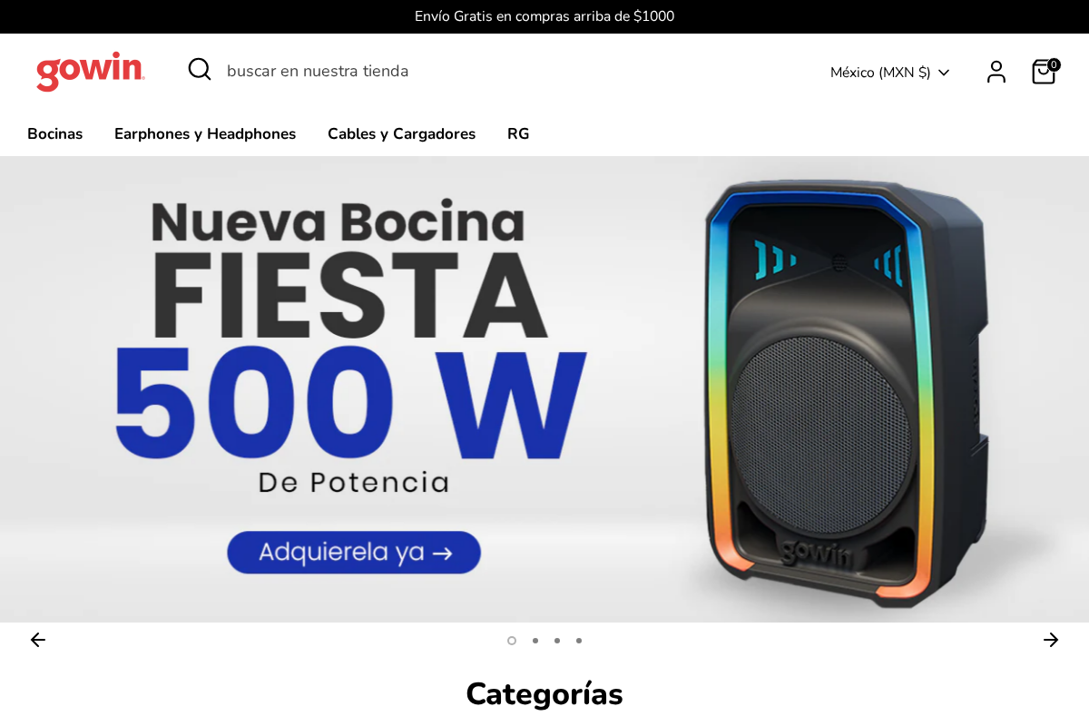 Gowin.com homepage screenshot