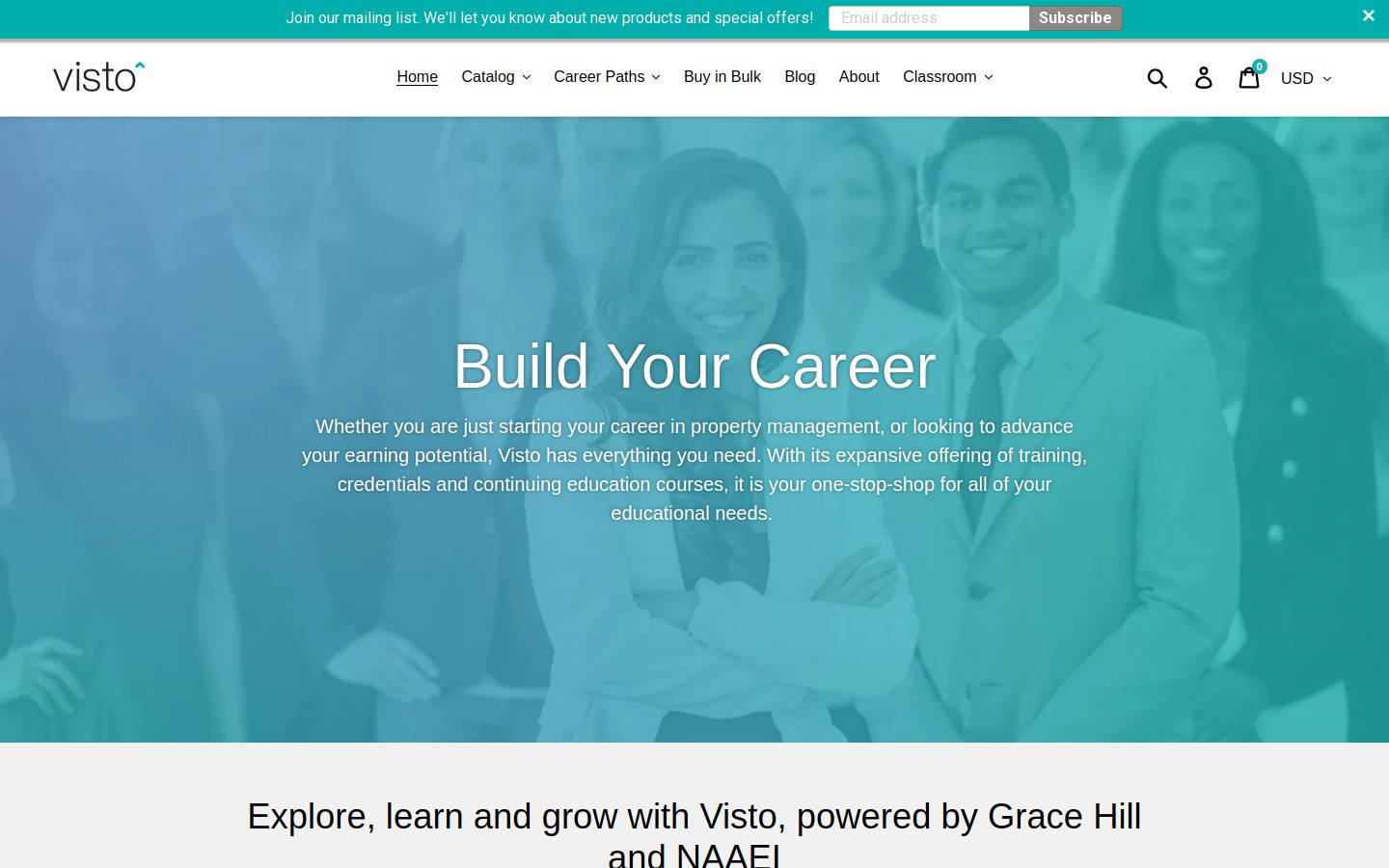 gowithvisto.org homepage screenshot