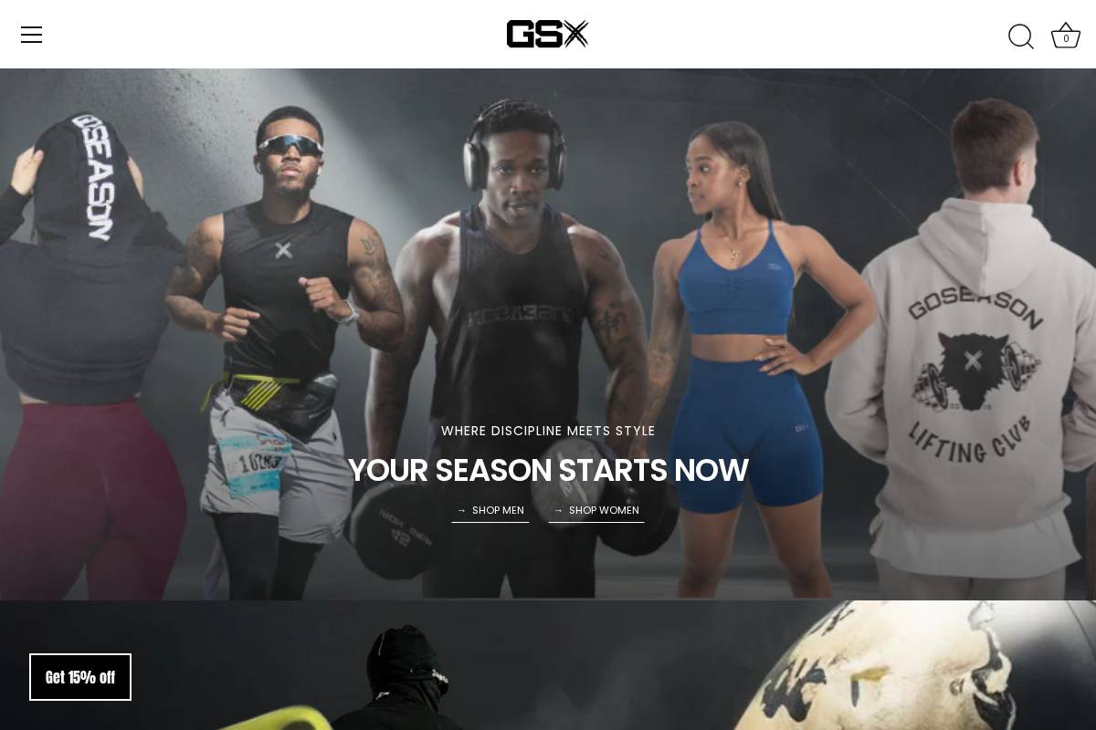 goxseason.com homepage screenshot