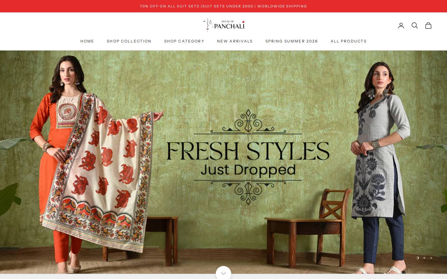 goyaltextile.com homepage screenshot