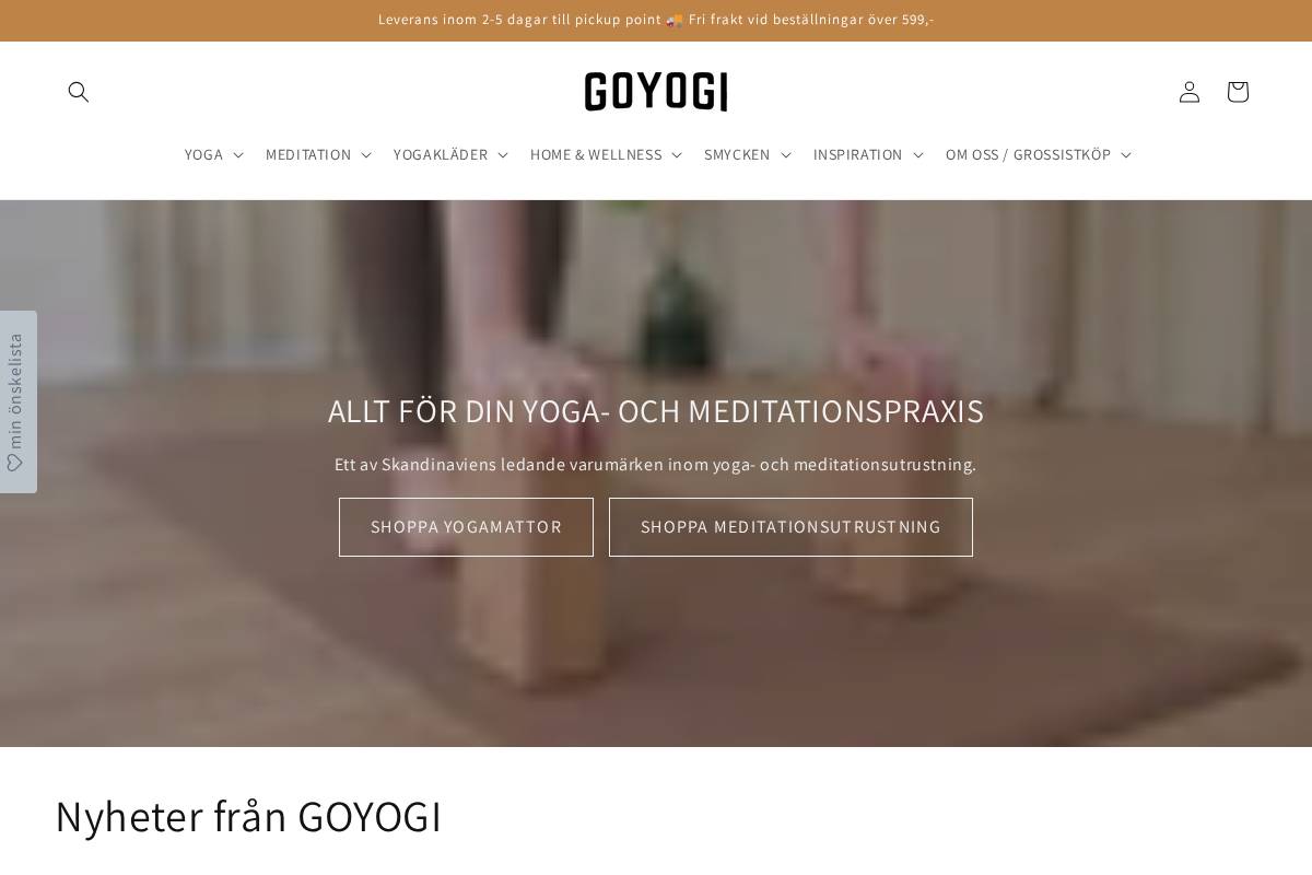 goyogise homepage screenshot
