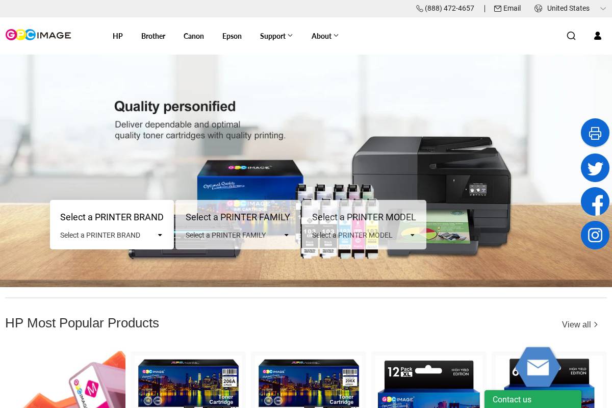 gpcimage.com homepage screenshot