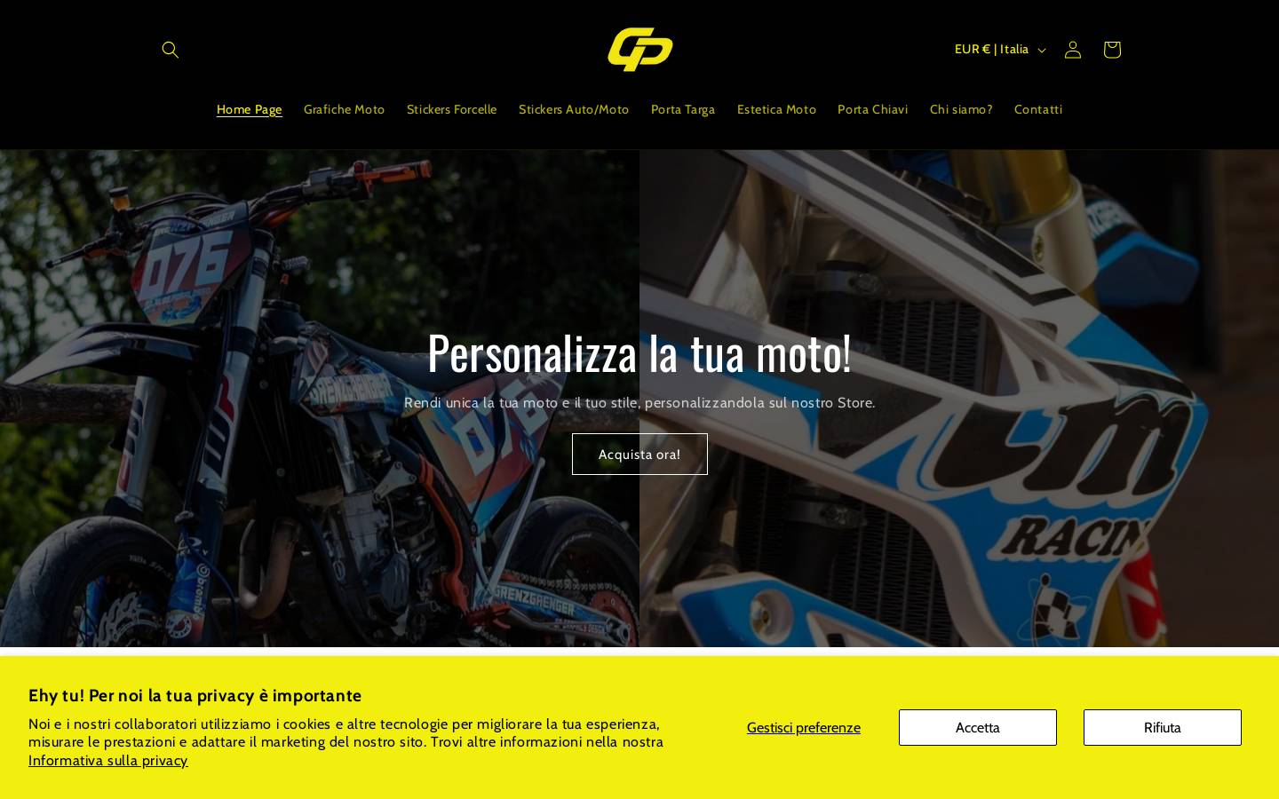 gpgraphicsdesigns.com homepage screenshot