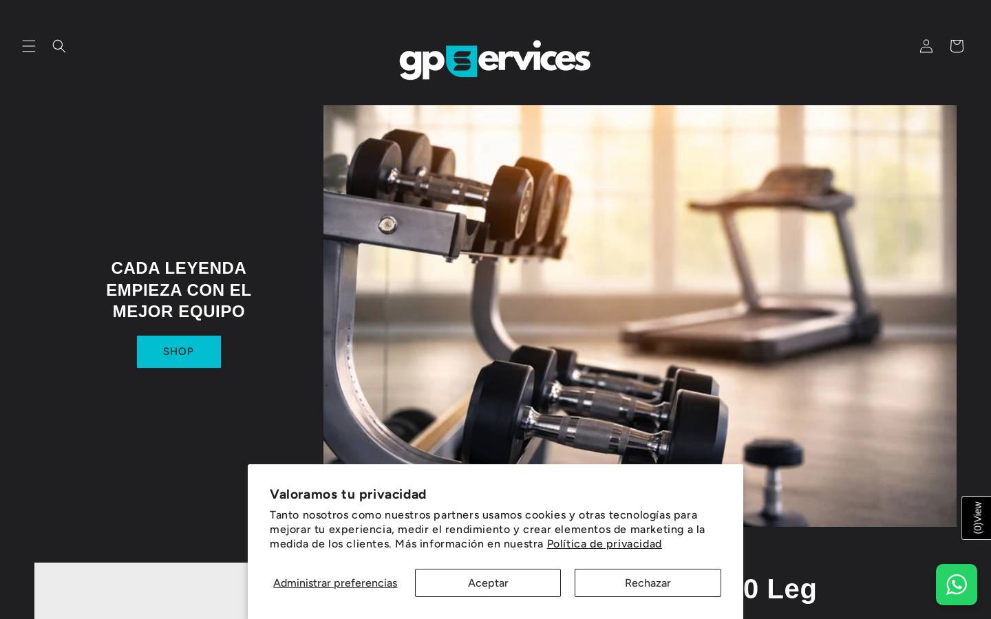 gpservices.es homepage screenshot