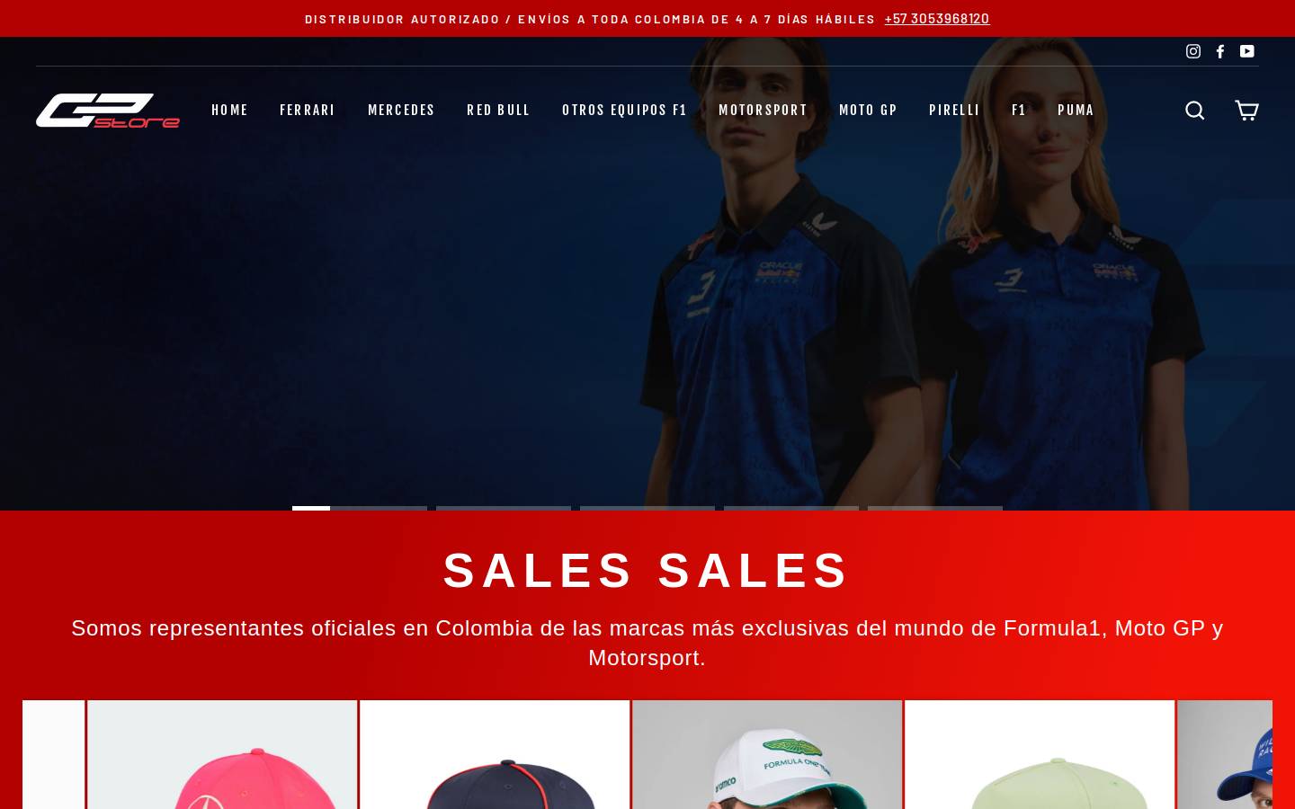 gpstorecol.com homepage screenshot