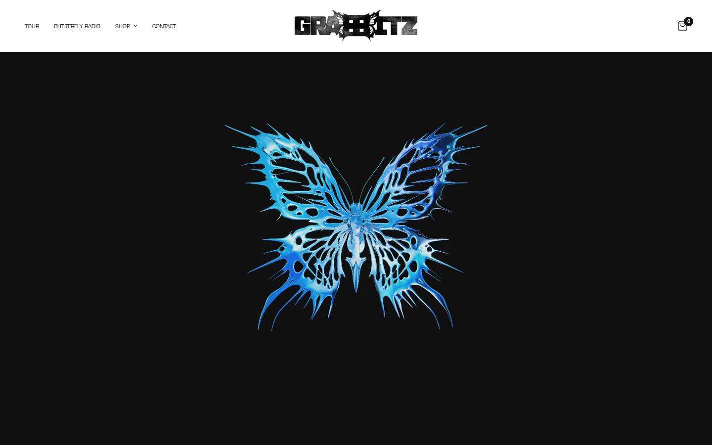 grabbitzmusic.com homepage screenshot