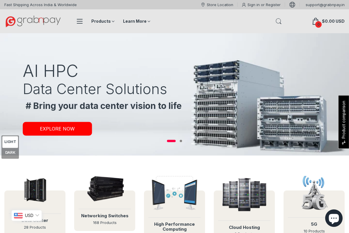 Grabnpay homepage screenshot