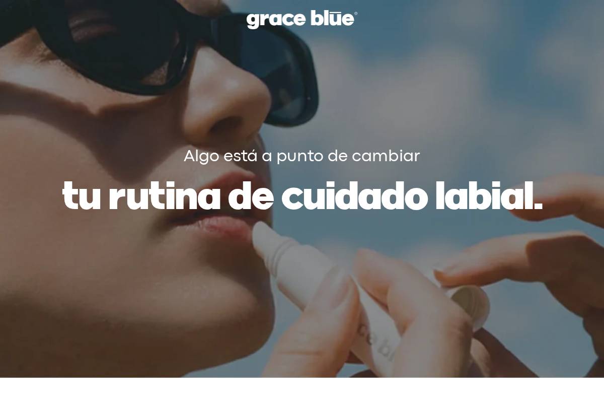 grace blue homepage screenshot