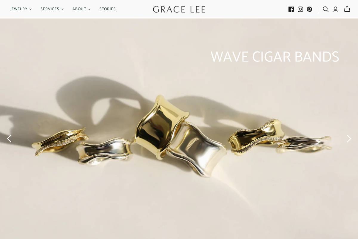 gracelee.com homepage screenshot